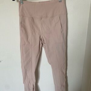FP Movement Dusty Pink Ribbed Leggings